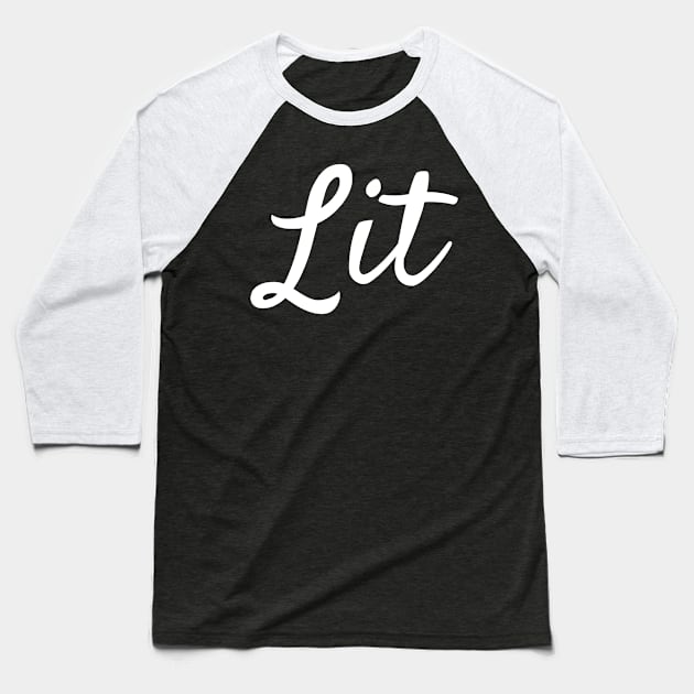 Lit Baseball T-Shirt by StickSicky